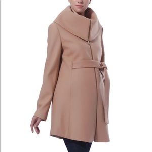 Momo Maternity Wool Swing Coat